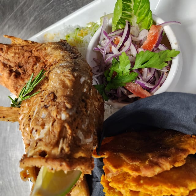 Whole Fried Snapper.