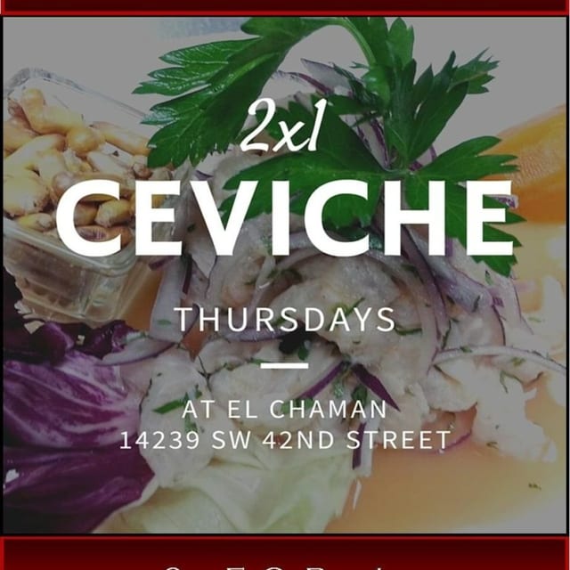 2x1 Ceviche Thursdays